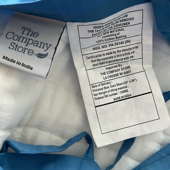 The Company Store Quilted Patchwork Euro Sham - Picture 2 of 3